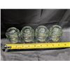 Image 2 : (8) Clear Insulators (Dominion 9, and etc.)
