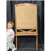 Image 3 : (2) Vintage Children's Play Dolls and Paint Stand