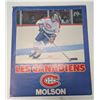Image 5 : Vintage French Montreal Canadians Team Calendar (Hockey and Baseball Sponsored by Molson) Year 1982
