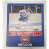 Image 6 : Vintage French Montreal Canadians Team Calendar (Hockey and Baseball Sponsored by Molson) Year 1982