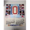 Image 4 : Vintage French Montreal Canadians Team Calendar (Hockey and Baseball Sponsored by Molson) Year 1983