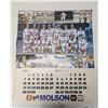 Image 1 : Vintage French Montreal Canadians Team Calendar (Hockey and Baseball Sponsored by Molson) Year 1981