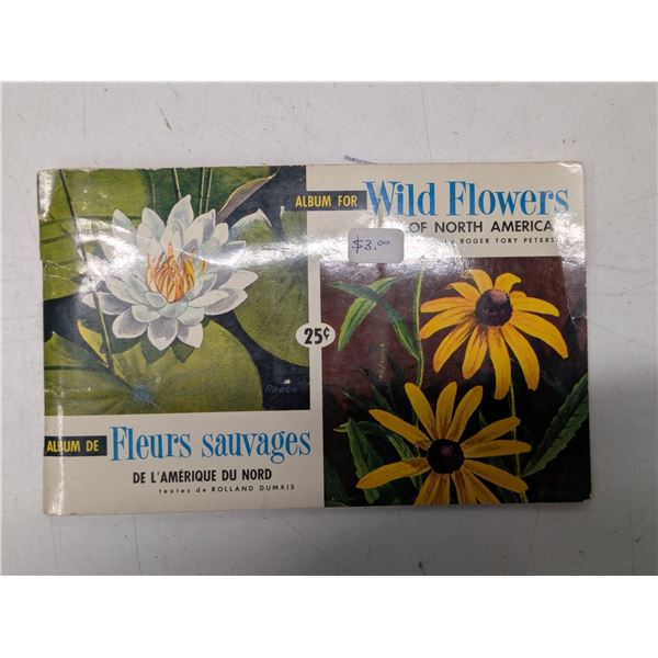 1961 Album for Wild Flowers of North America (Complete) (Trade card Album)