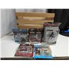 Image 1 : Wood Crate w/ Starting line up Figures w/ original Boxes