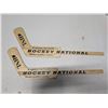 Image 1 : (2) Vintage NHL (Hockey National) Goalie Mini Sticks