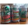 Image 1 : Pilsner Roughrider beer cans - three sealed containing Pilsner beer
