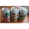 Image 2 : Pilsner Roughrider beer cans - three sealed containing Pilsner beer
