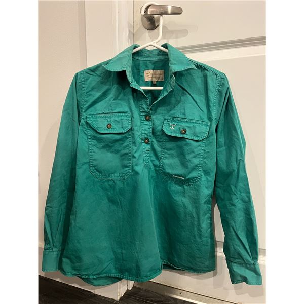 Women's work shirt - small - size 10 - 100% Cotton