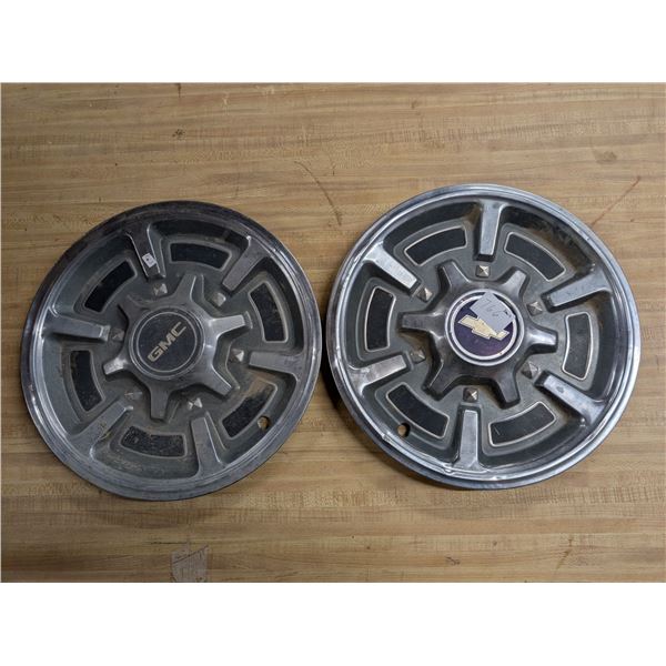 (2) Hub Caps (Chevy and GMC)
