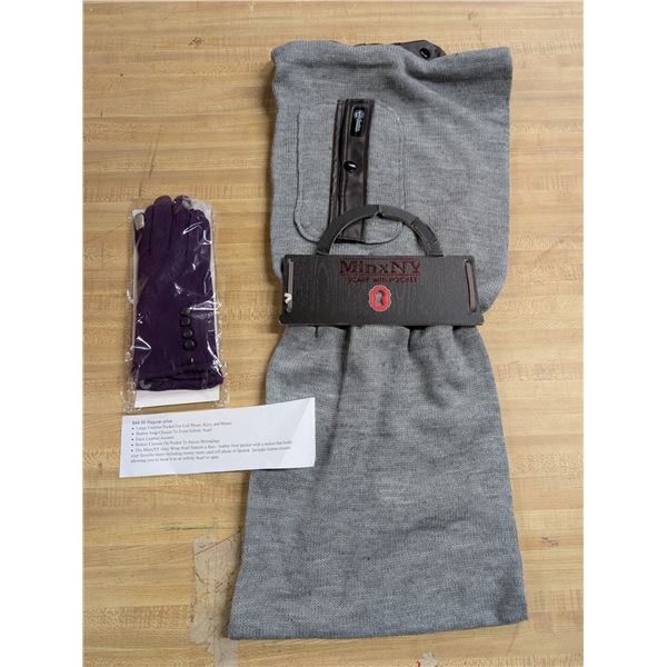 Pocket Scarf + Texting Gloves (Both New)