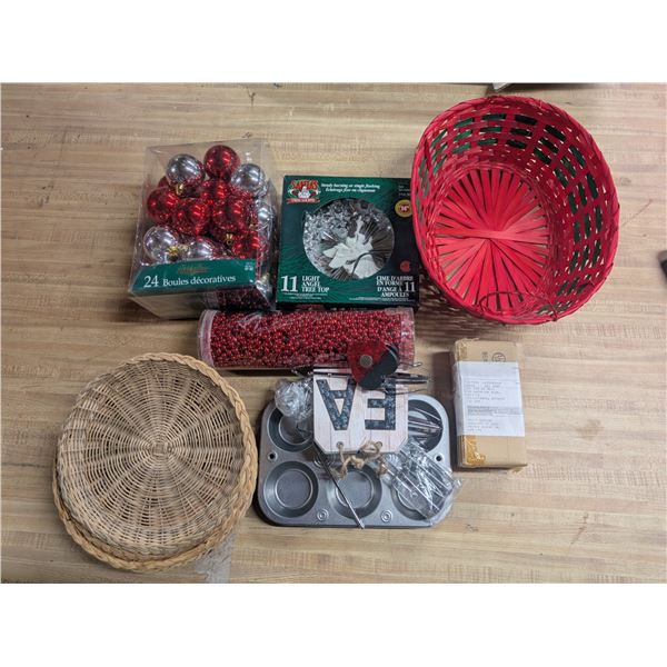 Lot of Vintage Christmas Related Items