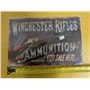 Image 1 : Tin Sign Winchester 12"x8"