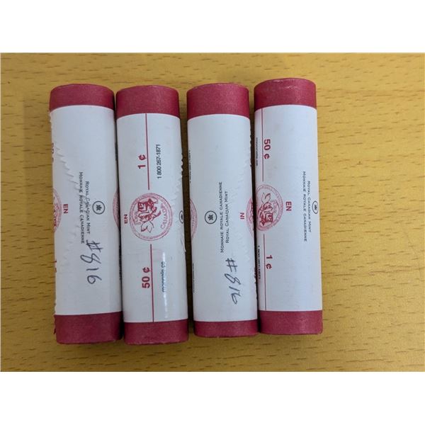 RCM Mint 1 Cent Rolls Canadian 2007 Magnetic (4)
