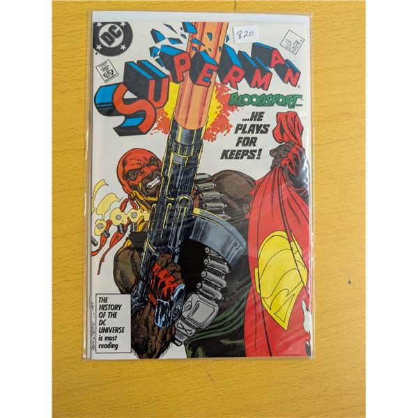 Superman #4 NM/MT April 87