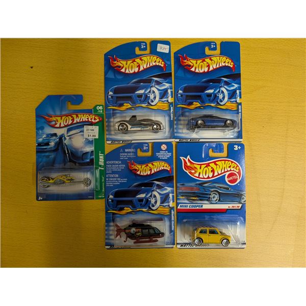 (5) HotWheels 2000-2007