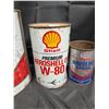 Image 5 : Texaco Air Craft Engine Oil Can (Empty) Premium Aeroshell Oil (full) and Havoline Supreme Can (Empty