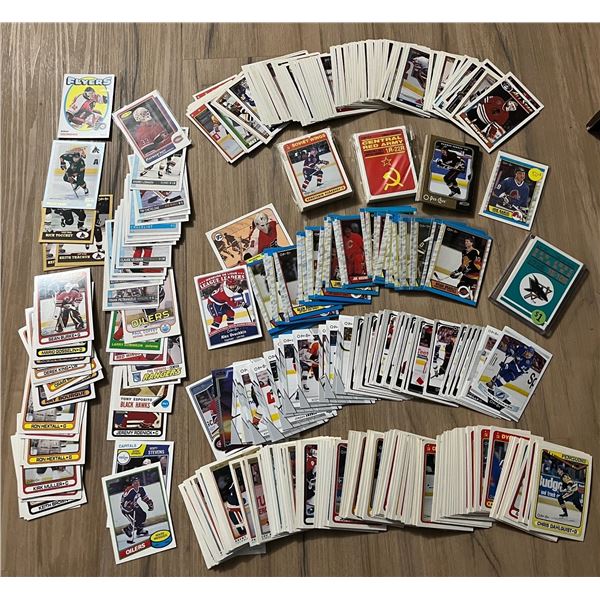 O Pee Chee (OPC) lot of hockey cards.