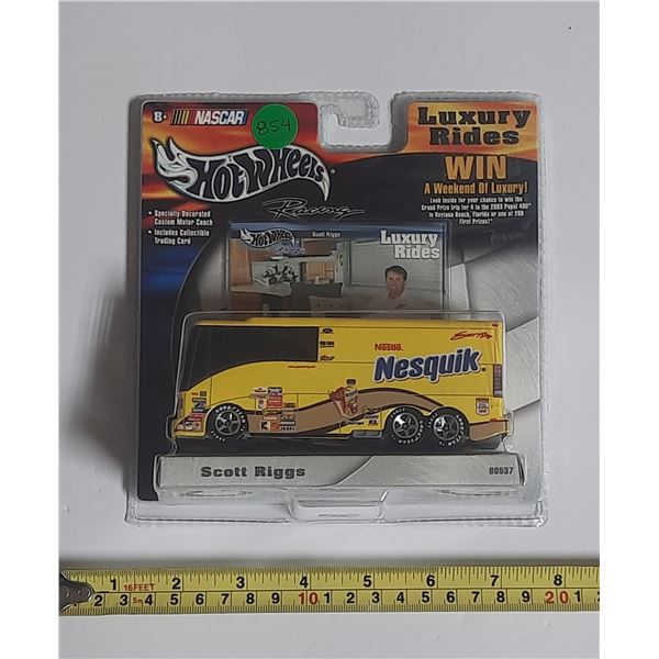 Nesquik Scott Riggs Luxury ride Hot Wheels Bus - Unopened