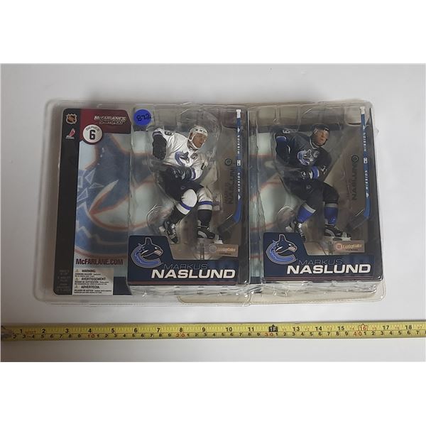 Two- Markus Nasland Series 6 Mcfarland's 1- regular & 1 - White Jersey Variant