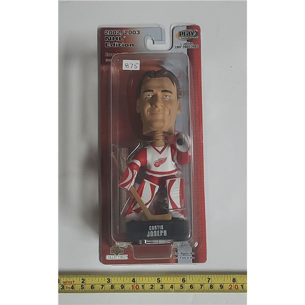 One - Curtis Joseph Team Canada Gold Handpainted Bobble Head (2002 Olympics)
