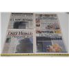 Image 1 : Four Vintage 9/11 Newspapers (2 Star Phoenix, 1 National Post, & 1 P.A. Daily Herald)