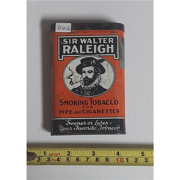 Sir Walter Raleigh Tobacco Pocket Tin