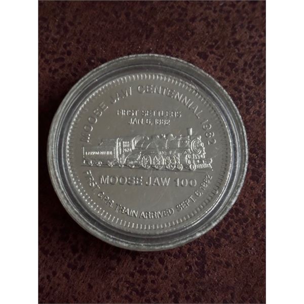 1982 Moose Jaw Centennial Trade Dollar
