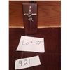 Image 5 : Lot # 921 Christening Keepsake Trio – New old stock - Silver angel cross plaque in box - Fo