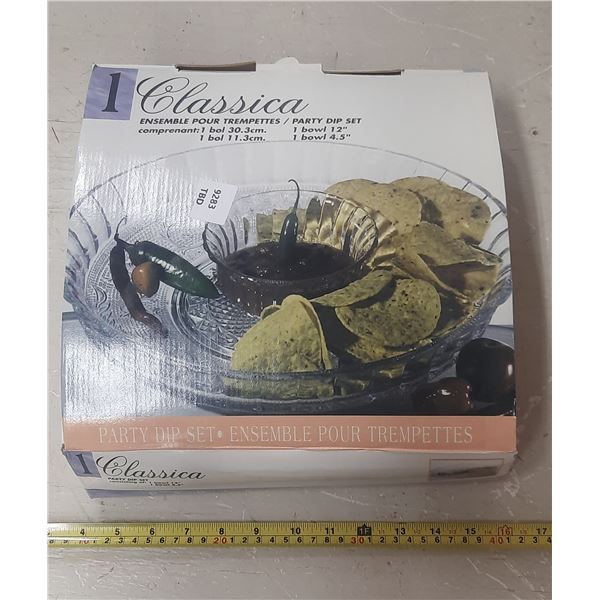 Classica Party Dip Set - 1 Bowl 12" and 1 Bowl 4.5".