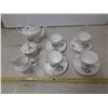 Image 1 : Sunrise Fine Bone China 4 Cup Tea Set.