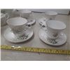 Image 3 : Sunrise Fine Bone China 4 Cup Tea Set.