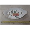 Image 1 : Vintage Royal Worcester "Evesham Gold" (Made In England) Oval Serving or Baking Dish.