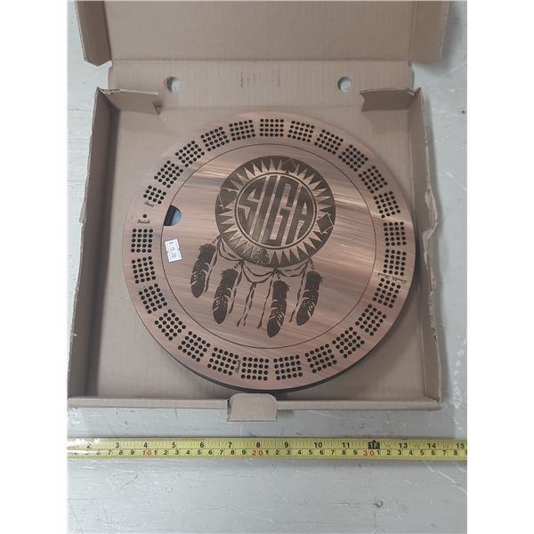 Siga Wooden Cribbage Game Board.