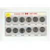 Image 1 : Canada 125 1967-1992 Canada Province Quarters.