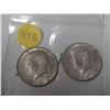 Image 1 : (2) 1964 U.S.A Half Dollar.