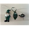 Image 1 : Saskatchewan Roughriders Christmas Ornaments
