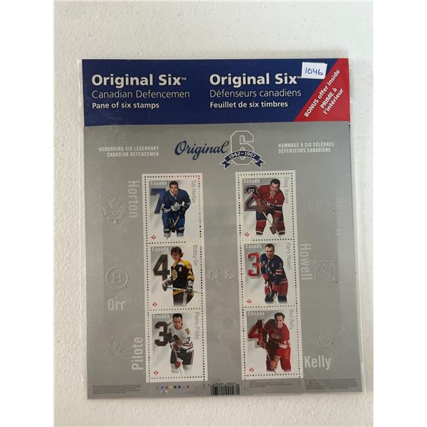 Original Six Canada Stamp Set