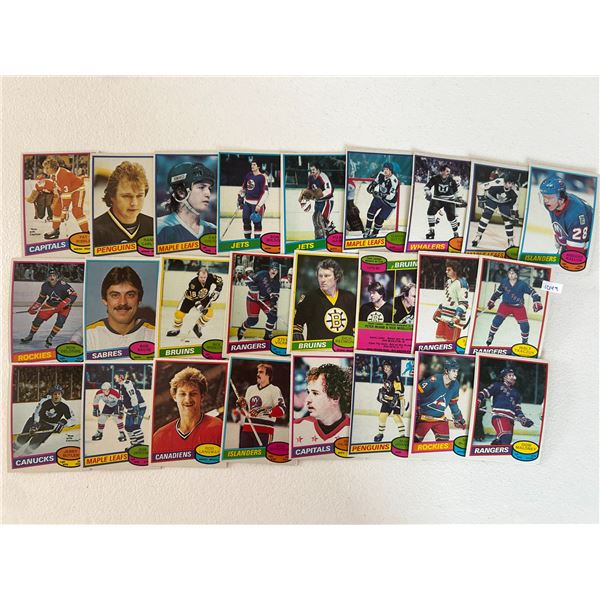1980-81 OPC Hockey Cards (25)