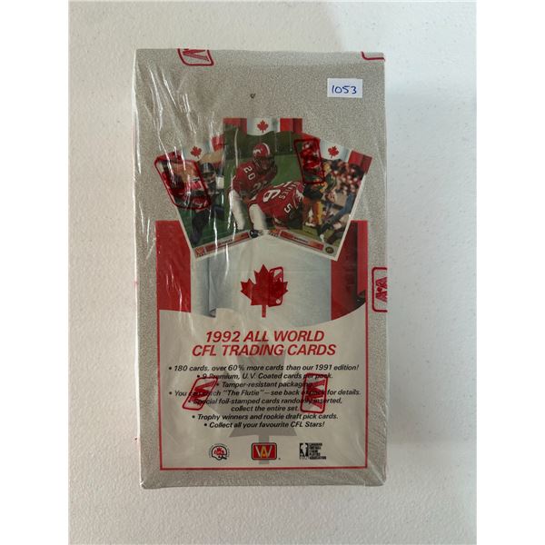 1992 CFL All World Factory Sealed Football Cards