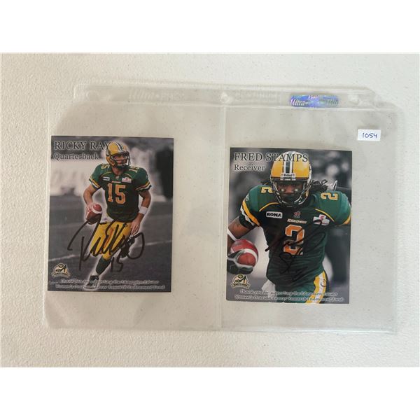 Ricky Ray / Fred Stamps - Autographed Prints