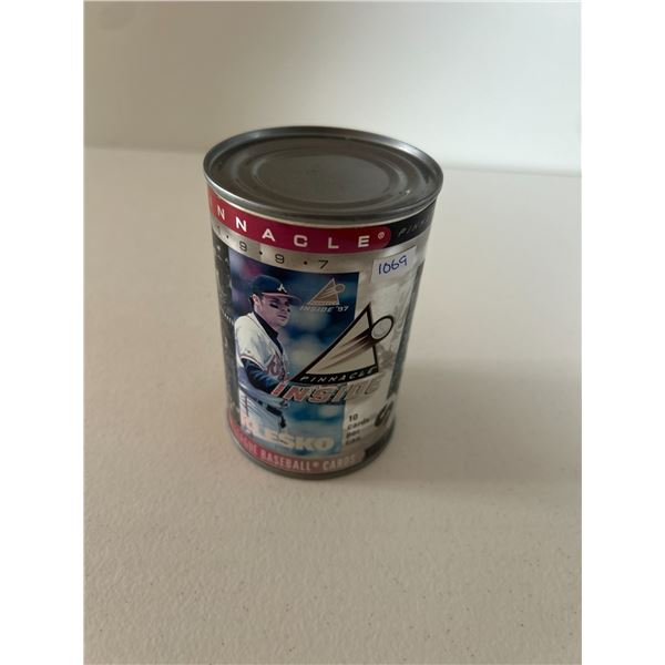 Pinnacle Baseball Card Sample Can - Unopened