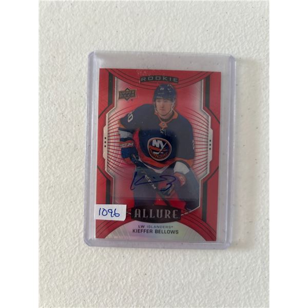 Kieffer Bellows - Autographed Rookie Card