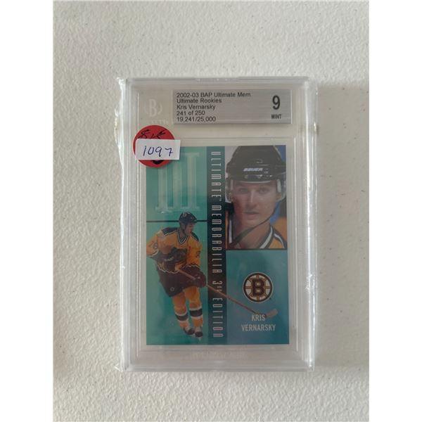 Kris Vernarsky - Rookie Card - Graded Mint