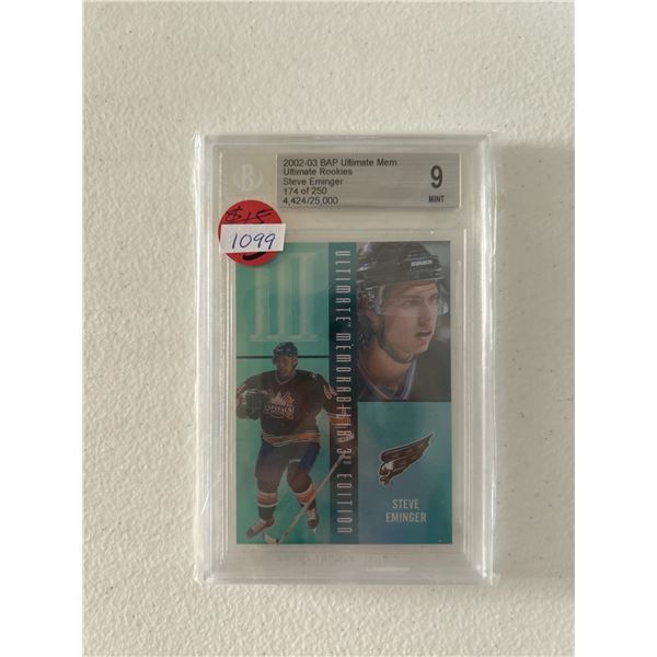 Steve Eminger - Rookie Card - Graded Mint