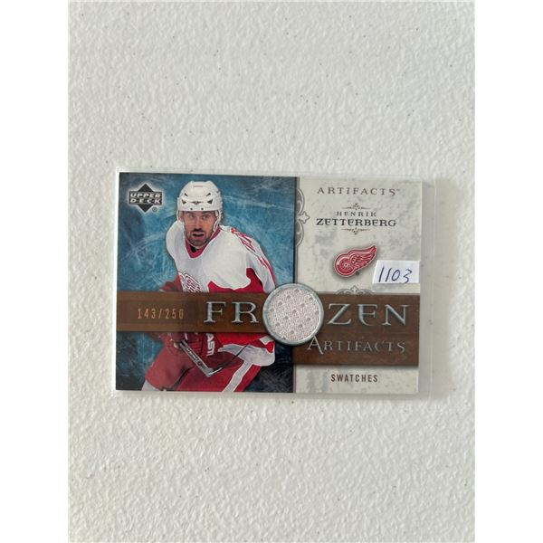 Hernik Zetterberg - Jersey Card