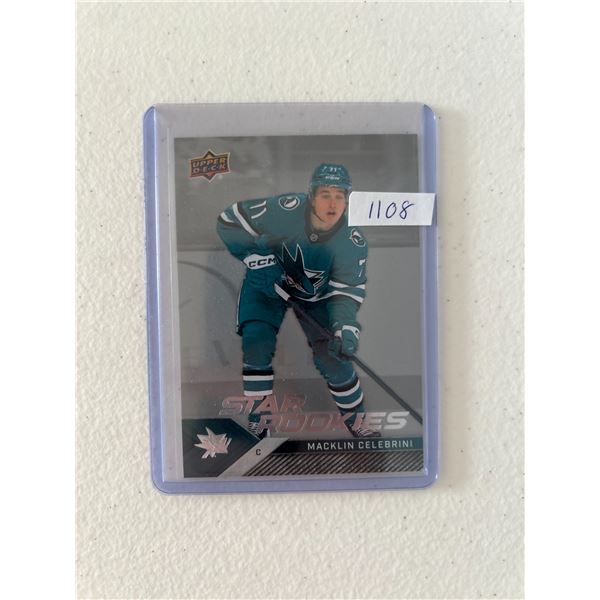 Macklin Celebrini - Rookie Card
