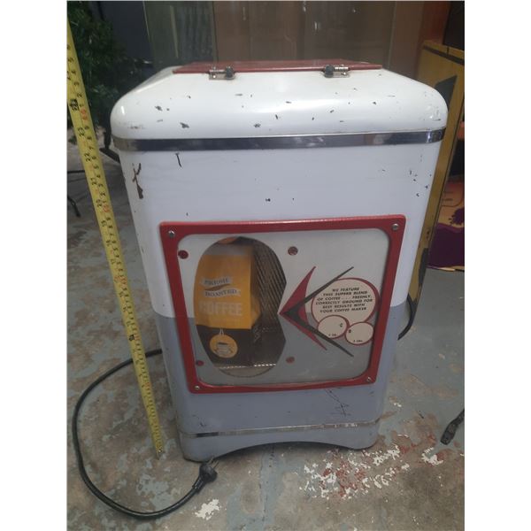 Antique Art Deco Grindmaster industrial coffee grinder.