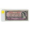 Image 1 : 1955 Bank of Canada Ten Dollars. (Devil's Face)
