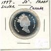 Image 2 : 1997 Canada Silver 50 Cents Coin.