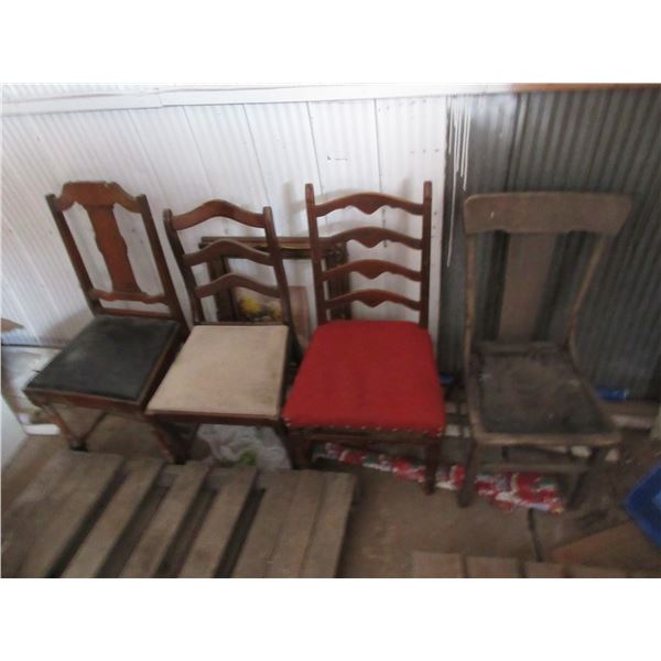 4 vintage chairs